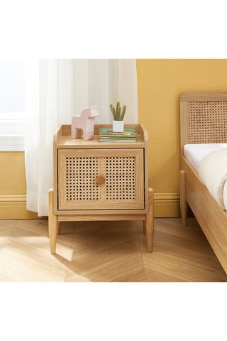 Table de chevet Pablo - Imitation bois