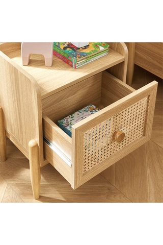 Table de chevet Pablo - Imitation bois