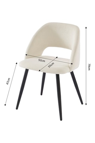 2 chaises Vintage -  Beige et noir