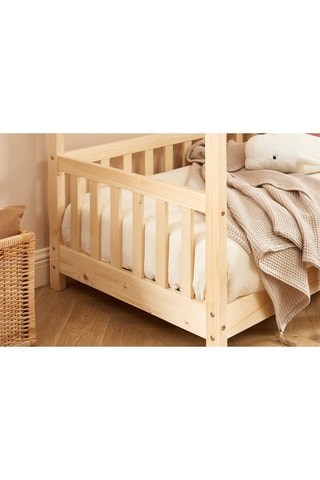 Lit enfant tente Tiny - Blanc et naturel