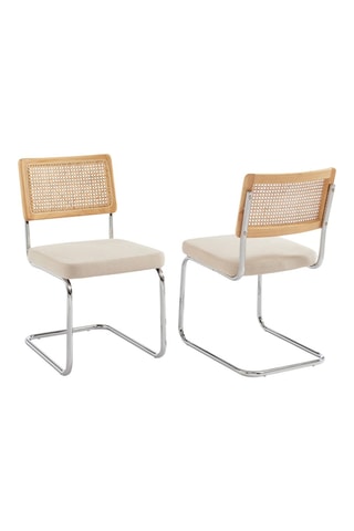 2 chaises Ella - 55,5 x 82 x 46,5 cm