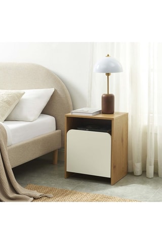 Table de chevet 1 porte Kilda - 43 x 34 x 53 cm