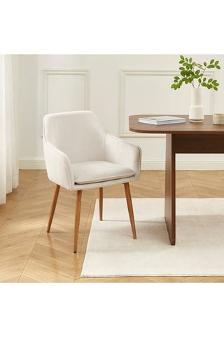 2 fauteuils Kalli - Ecru - En polyester