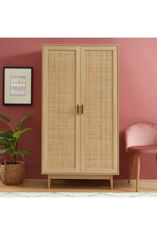 Armoire 2 portes Amana - Imitation bois