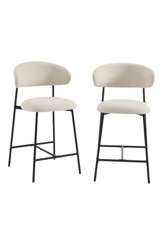 2 tabourets de bar Gally - 52 x 94 x 53 cm