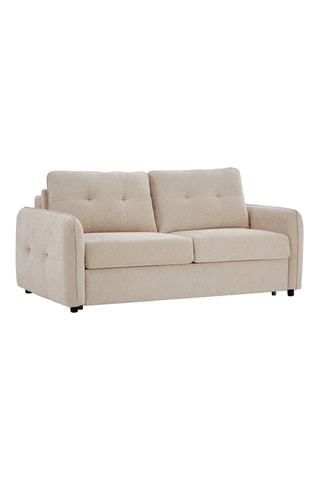 Canapé convertible en bois Impa -  Beige - 3 places - En polyester