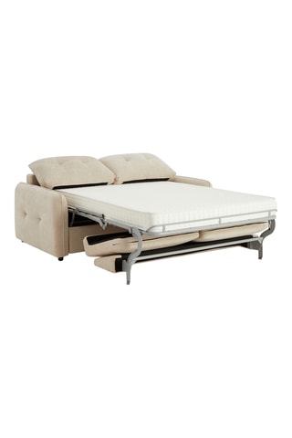 Canapé convertible en bois Impa -  Beige - 3 places - En polyester