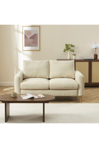 Canapé Caliba -  Taupe - 2 places - En polyester