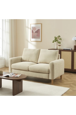 Canapé Caliba -  Taupe - 2 places - En polyester