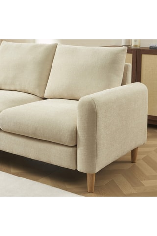 Canapé Caliba -  Taupe - 2 places - En polyester