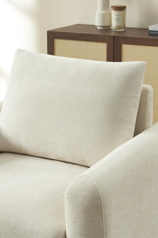 Fauteuil Caliba -  Beige -  En polyester