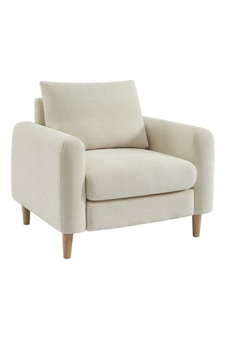Fauteuil Caliba -  Beige -  En polyester