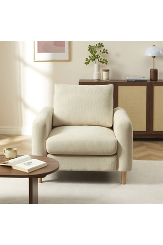 Fauteuil Caliba -  Taupe -  En polyester