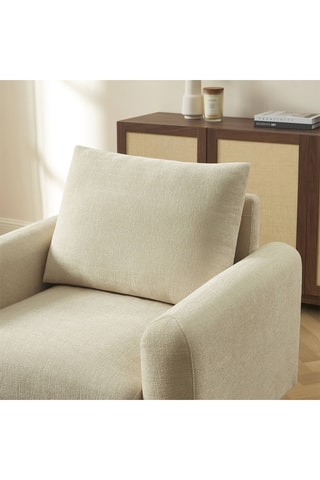 Fauteuil Caliba -  Taupe -  En polyester