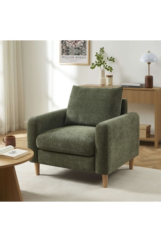 Fauteuil  Caliba -  Kaki -  En polyester