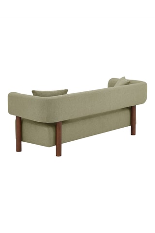 Canapé  Brazza -  Kaki - 3 places - En polyester