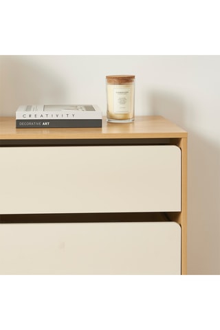 Commode 3 tiroirs  Thalia -  90 x 85 x 40 cm