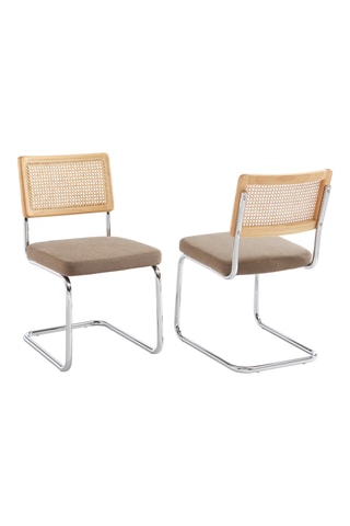 2 chaises  Ella -  46,5 x 82 x 55,5 cm