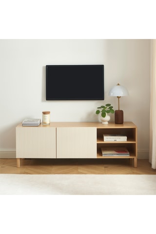Meuble TV 2 portes  Orca -  140 x 41 x 47 cm