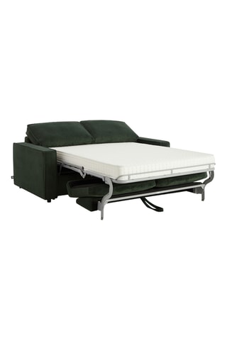 Canapé convertible  Roya -  Vert foncé - 3 places - En polyester