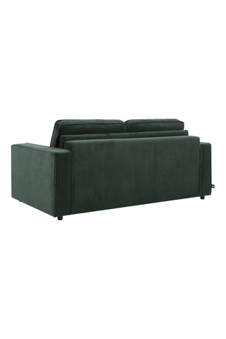 Canapé convertible  Roya -  Vert foncé - 3 places - En polyester