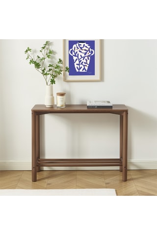 Console en bois d’hévéa  Lya -  100 x 35 x 76,5 cm