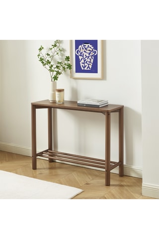 Console en bois d’hévéa  Lya -  100 x 35 x 76,5 cm
