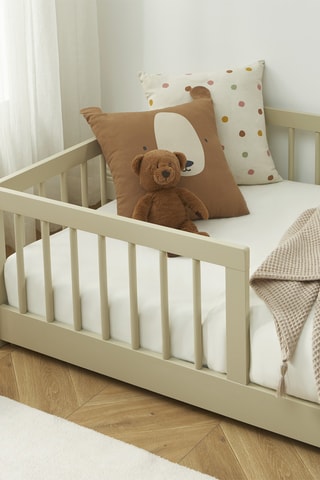 Lit enfant en pin massif avec sommier  Eden -  Couchage 90 x 190 cm