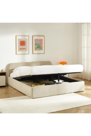 Lit-coffre avec sommier  Gela -  Couchage 180 x 200 cm