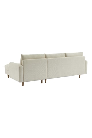 Canapé d'angle réversible  Caliba -  Beige - 4 places - En polyester