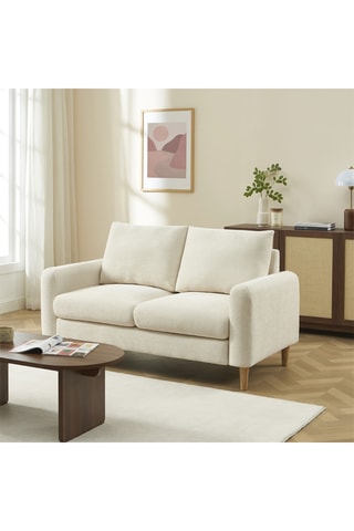 Canapé Caliba -  Beige - 2 places - En polyester