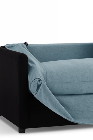 Canapé Jatoba -  Bleu cobalt - 3 places - En lin