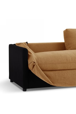 Canapé  Jatoba -  Orange - 3 places - En lin