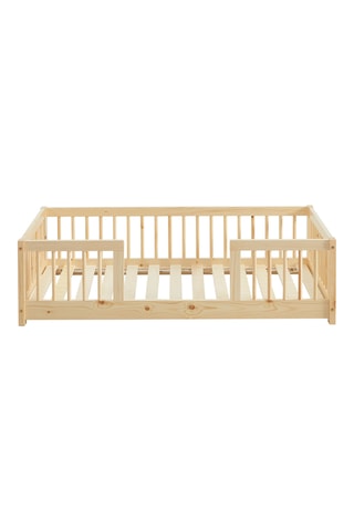 Lit enfant en pin massif avec sommier  Eden -  Couchage 70 x 140 cm