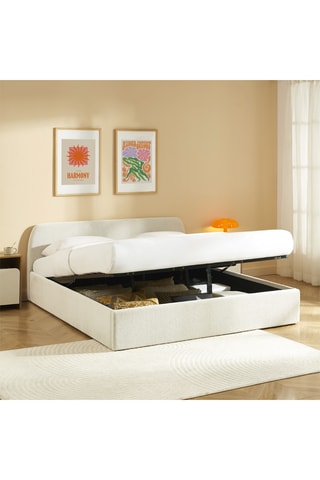 Lit-coffre avec sommier  Gela -  Couchage 180 x 200 cm