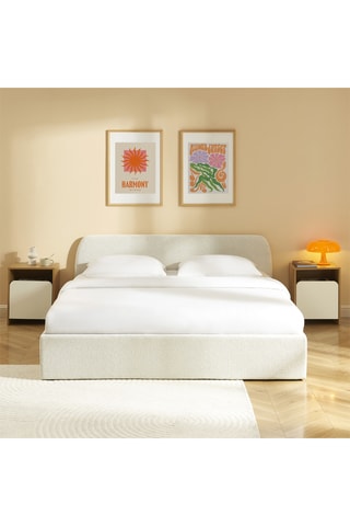 Lit-coffre avec sommier  Gela -  Couchage 180 x 200 cm