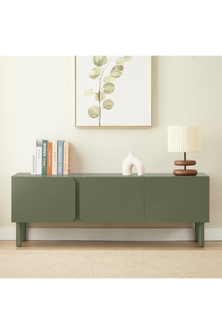 Meuble TV 3 portes  Braga -  150 x 40 x 55 cm