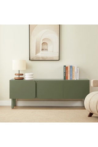 Meuble TV 3 portes  Braga -  150 x 40 x 55 cm