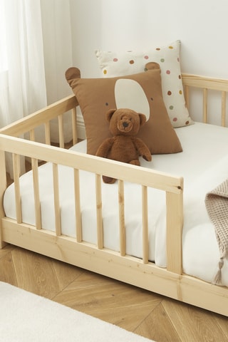 Lit enfant en pin massif avec sommier  Eden -  Couchage 90 x 190 cm