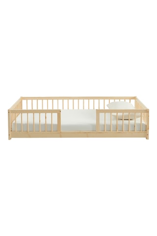 Lit enfant en pin massif avec sommier  Eden -  Couchage 90 x 190 cm