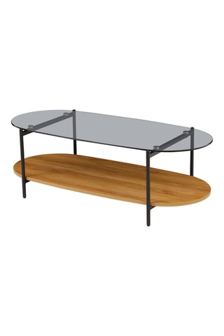 Table basse  en verre Costa -  120 x 40 x 55 cm