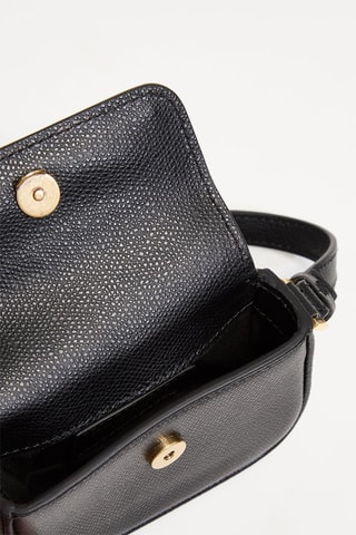 Leren Schoudertas - Zwart