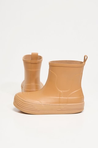 Platform Boots - Beige