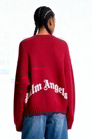 Merinoswollen Trui - Rood