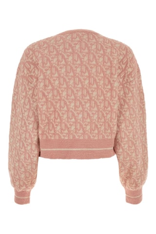 Scheerwollen Trui - Beige en roze