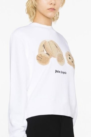 Sweater - wit en bruin