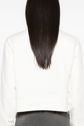 Sweater - wit en bruin