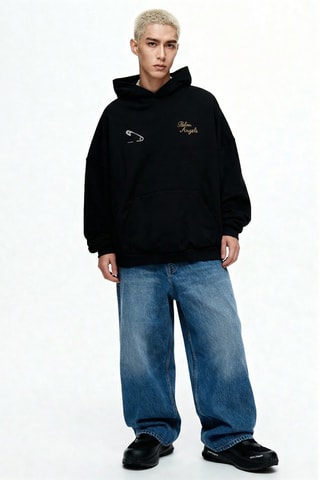 Sweater met Capuchon - Zwart