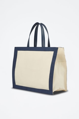 Bolso - Beige y azul