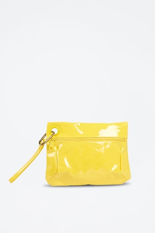 Bolso de mano con brillo - Amarillo